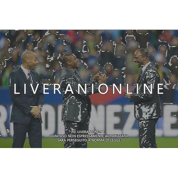 Thierry Henry / Marcel Desailly / Patrick Vieira - 26.03.2015 - France / Bresil - Match Amical Photo : Andre Ferreira / Icon Sport AG ALDO LIVERANI SAS ONLY ITALY