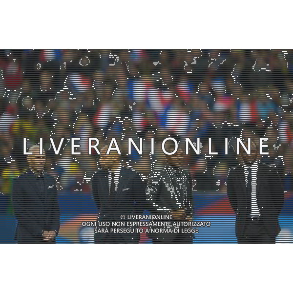 Zinedine Zidane / Thierry Henry / Marcel Desailly / Patrick Vieira - 26.03.2015 - France / Bresil - Match Amical Photo : Andre Ferreira / Icon Sport AG ALDO LIVERANI SAS ONLY ITALY