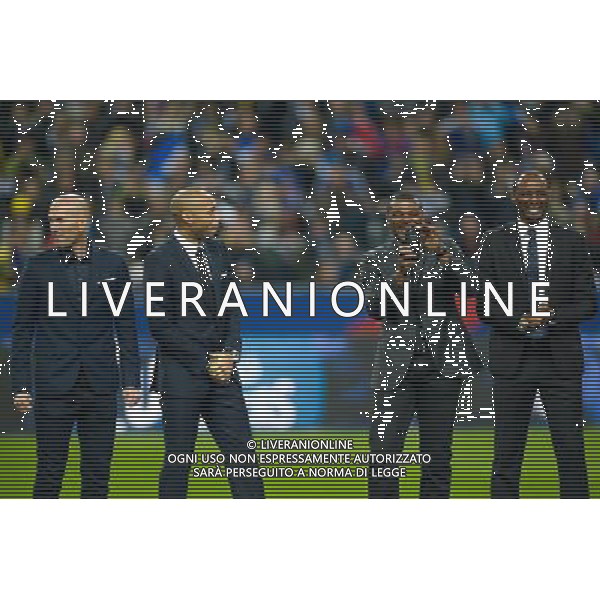 Zinedine Zidane / Thierry Henry / Marcel Desailly / Patrick Vieira - 26.03.2015 - France / Bresil - Match Amical Photo : Andre Ferreira / Icon Sport AG ALDO LIVERANI SAS ONLY ITALY