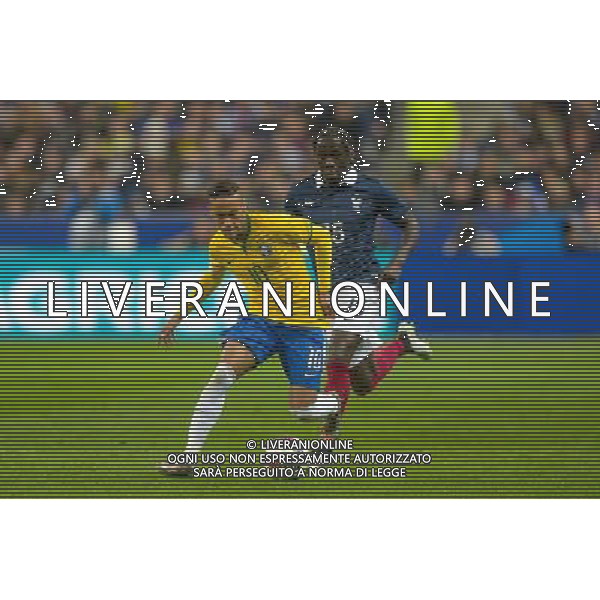 Neymar / Bacary Sagna - 26.03.2015 - France / Bresil - Match Amical Photo : Andre Ferreira / Icon Sport AG ALDO LIVERANI SAS ONLY ITALY