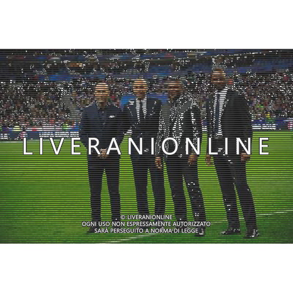 Zinedine ZIDANE / Thierry HENRY / Marcel DESAILLY / Patrick VIEIRA - 26.03.2015 - France / Bresil - Match Amical Photo : Dave Winter / Icon Sport AG ALDO LIVERANI SAS ONLY ITALY