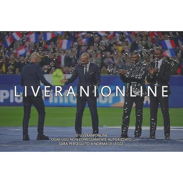 Zinedine ZIDANE / Thierry HENRY / Marcel DESAILLY / Patrick VIEIRA - 26.03.2015 - France / Bresil - Match Amical Photo : Dave Winter / Icon Sport AG ALDO LIVERANI SAS ONLY ITALY