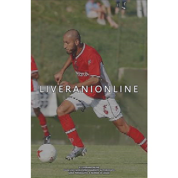 FOLGARIA 06 LUGLIO 2003 PRIMA AMICHEVOLE PERUGIA VIRTUS BASSANO NELLA FOTO: SAADI AL GHEDDAFI FOTO 1905/ROBERTO SETTONCE/ALDO LIVERANI