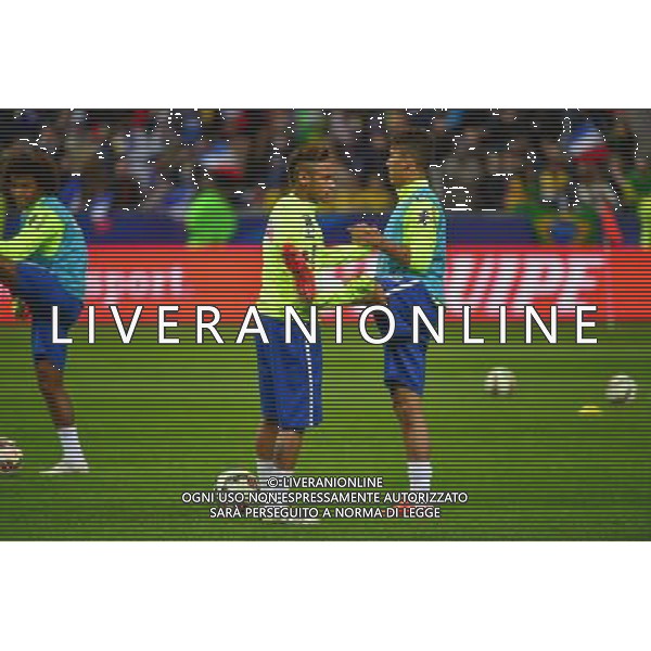 NEYMAR JR / Roberto FIRMINO - 26.03.2015 - France / Bresil - Match Amical Photo : Dave Winter / Icon Sport AG ALDO LIVERANI SAS ONLY ITALY
