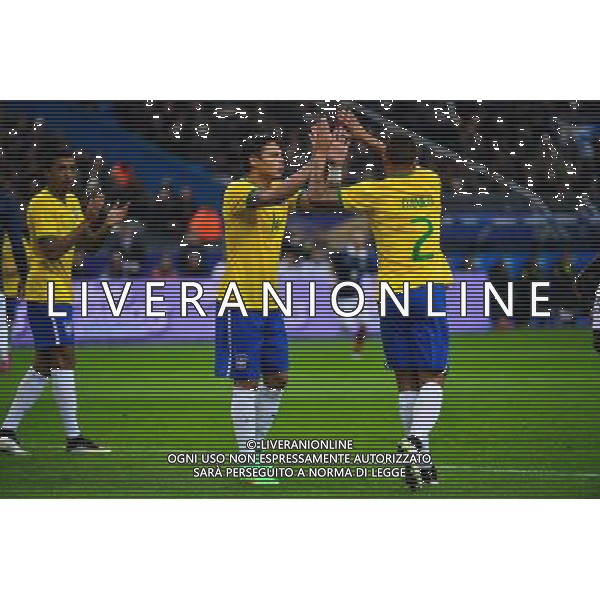 Thiago SILVA / DANILO - 26.03.2015 - France / Bresil - Match Amical Photo : Dave Winter / Icon Sport AG ALDO LIVERANI SAS ONLY ITALY