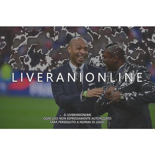 Thierry HENRY / Marcel DESAILLY - 26.03.2015 - France / Bresil - Match Amical Photo : Dave Winter / Icon Sport AG ALDO LIVERANI SAS ONLY ITALY