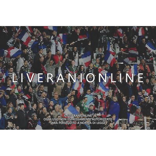 Supporters France - 29.03.2015 - France / Danemark - Match amical -Saint Etienne- Photo : Jean Paul Thomas / Icon Sport AG ALDO LIVERANI SAS ONLY ITALY