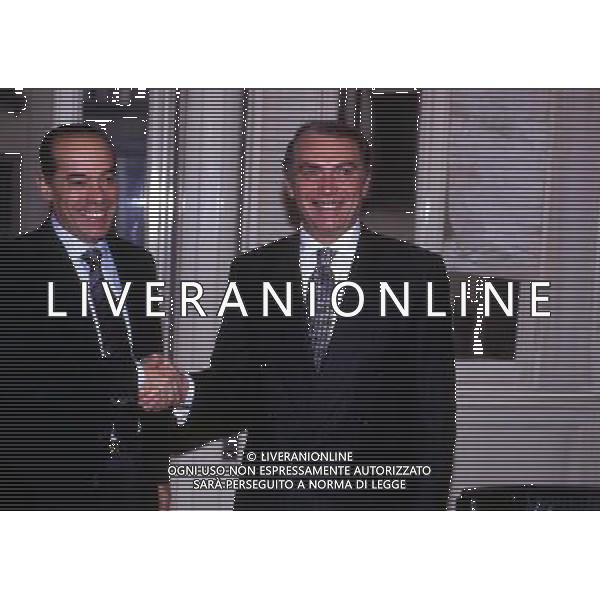 RETROSPETTIVA LUIS SUAREZ ALLENATORE INTER NELLA FOTO LUIS SUAREZ CON ERNESTO PELLEGRINI AG ALDO LIVERANI SAS
