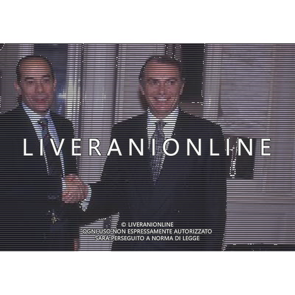 RETROSPETTIVA LUIS SUAREZ ALLENATORE INTER NELLA FOTO LUIS SUAREZ CON ERNESTO PELLEGRINI AG ALDO LIVERANI SAS