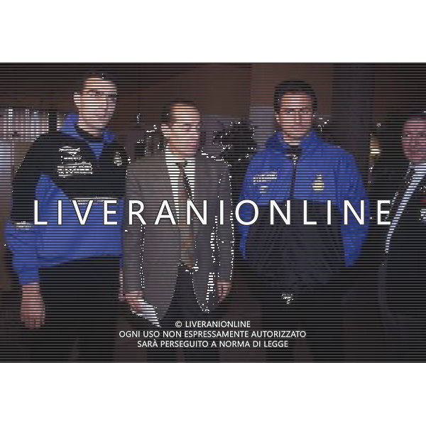 RETROSPETTIVA LUIS SUAREZ ALLENATORE INTER NELLA FOTO LUIS SUAREZ CON GIUSEPPE BERGOMI E RICCARDO FERRI AG ALDO LIVERANI SAS