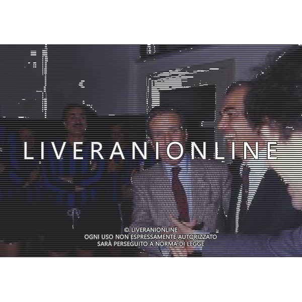 RETROSPETTIVA HELENIO HERRERA NELLA FOTO HELENIO HERRERA CON GIAN MARCO MORATTI E MASSIMO AG ALDO LIVERANI SAS