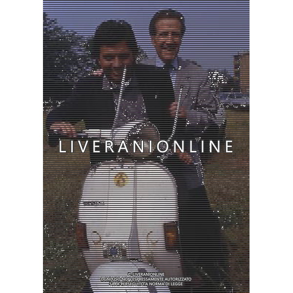 RETROSPETTIVA HELENIO HERRERA NELLA FOTO HELENIO HERRERA CON PIERO CHIAMBRETTI AG ALDO LIVERANI SAS