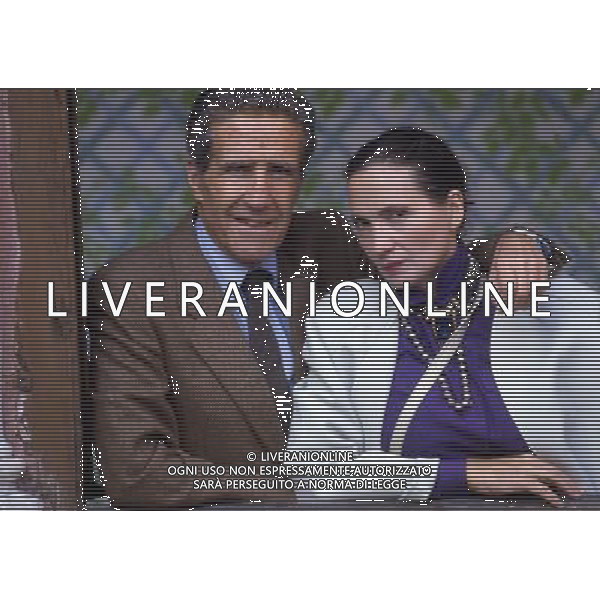 RETROSPETTIVA HELENIO HERRERA NELLA FOTO HELENIO HERRERA CON LA MOGLIE FIORA GANDOLFI AG ALDO LIVERANI SAS