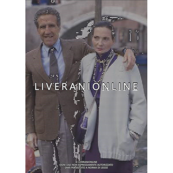 RETROSPETTIVA HELENIO HERRERA NELLA FOTO HELENIO HERRERA CON LA MOGLIE FIORA GANDOLFI AG ALDO LIVERANI SAS