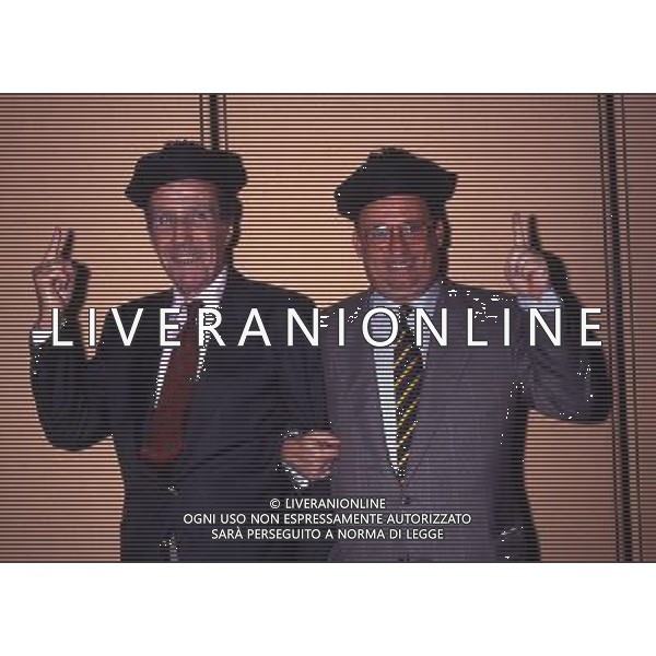 RETROSPETTIVA HELENIO HERRERA NELLA FOTO HELENIO HERRERA CON MAURIZIO MOSCA AG ALDO LIVERANI SAS