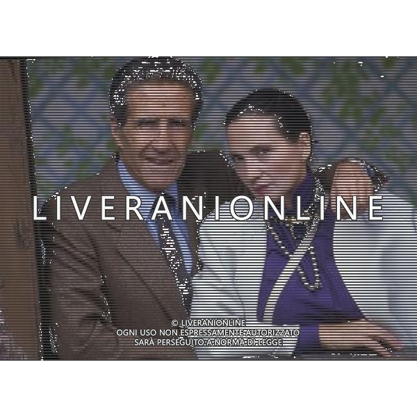 RETROSPETTIVA HELENIO HERRERA NELLA FOTO HELENIO HERRERA CON LA MOGLIE FIORA GANDOLFI AG ALDO LIVERANI SAS