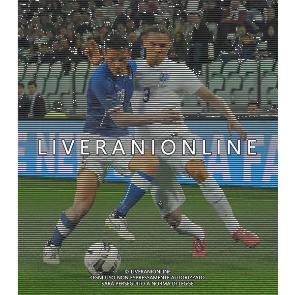 Amichevole Torino - 31.03.2015 Italia-Inghilterra Nella Foto:florenzi gibbs /Ph.Vitez-Ag. Aldo Liverani