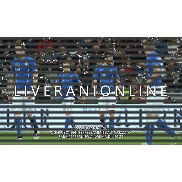 Amichevole Torino - 31.03.2015 Italia-Inghilterra Nella Foto:la delusione di parolo abate vazquez dopo il gol di townsend /Ph.Vitez-Ag. Aldo Liverani