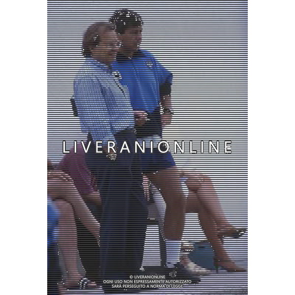 RETROSPETTIVA GINO CORIONI NELLA FOTO GINO CORIONI CON MIRCEA LUCESCU AG ALDO LIVERANI SAS