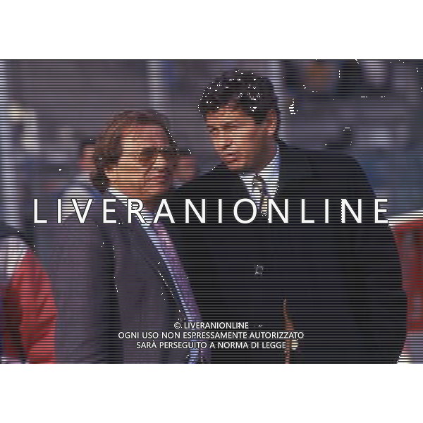 RETROSPETTIVA GINO CORIONI NELLA FOTO GINO CORIONI E MIRCEA LUCESCU AG ALDO LIVERANI SAS