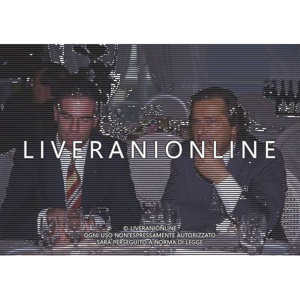 RETROSPETTIVA GINO CORIONI NELLA FOTO GINO CORIONI CON ROBERTO GOVEANI AG ALDO LIVERANI SAS