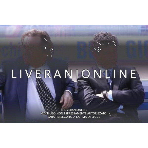 RETROSPETTIVA GINO CORIONI NELLA FOTO GINO CORIONI E MIRCEA LUCESCU AG ALDO LIVERANI SAS