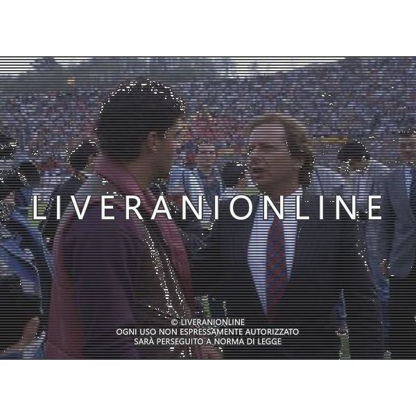 RETROSPETTIVA GINO CORIONI NELLA FOTO GINO CORIONI CON ALBERTO TOMBA AG ALDO LIVERANI SAS