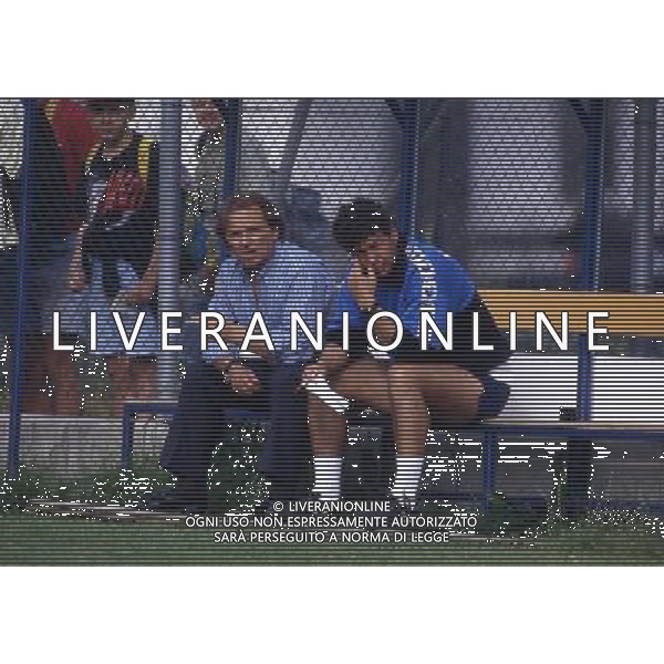 RETROSPETTIVA GINO CORIONI NELLA FOTO GINO CORIONI E MIRCEA LUCESCU AG ALDO LIVERANI SAS