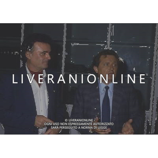 RETROSPETTIVA GINO CORIONI NELLA FOTO GINO CORIONI CON BRIZZI VICE PRES BOLOGNA AG ALDO LIVERANI SAS