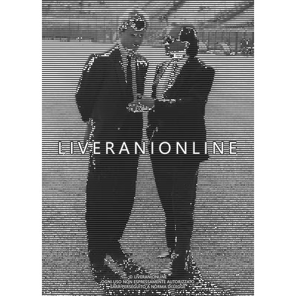 RETROSPETTIVA GINO CORIONI NELLA FOTO GINO CORIONI CON LAJOS DETARI AG ALDO LIVERANI SAS