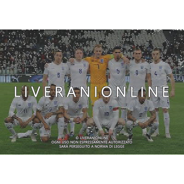 Amichevole Torino - 31.03.2015 Italia-Inghilterra Nella Foto:Inghilterra Squadra Formazione Hart,Clyne,Gibbs,Henderson,Smalling,Jagielka,Walcott,Jones,Kane,Rooney,Delph /Ph.Vitez-Ag. Aldo Liverani