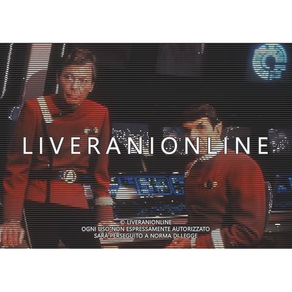 STAR TREK V: \'THE FINAL FRONTIER\' - \'L\'ULTIMA FRONTIERA\' del 1989 diretto da William Shatner nella foto Leonard Nimoy con DeForest Kelley ©Archivio/AGENZIA ALDO LIVERANI SAS