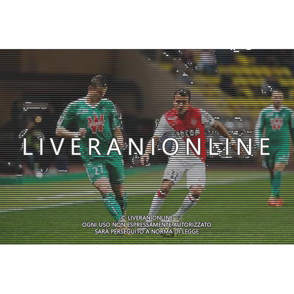 Matheus Thiago De Carvalho / Franck Tabanou - 03.04.2015 - Monaco / Saint Etienne - 31e journee Ligue 1 Photo : Sebastien Nogier / Icon Sport AG ALDO LIVERANI SAS ONLY ITALY