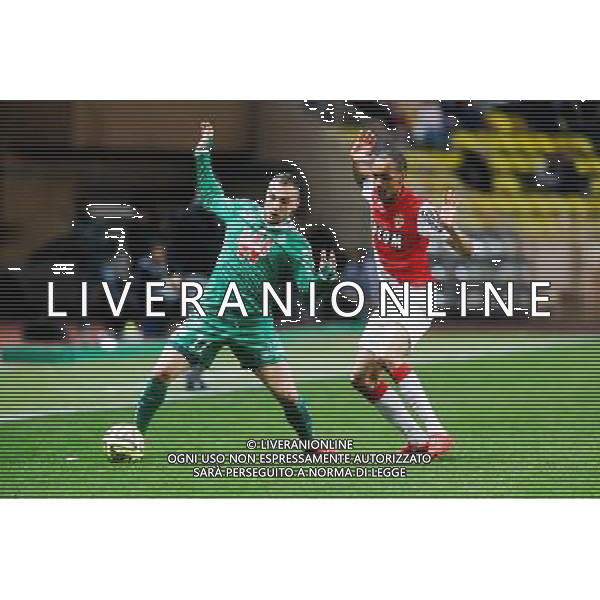 Yohan Mollo / Fabinho - 03.04.2015 - Monaco / Saint Etienne - 31e journee Ligue 1 Photo : Sebastien Nogier / Icon Sport AG ALDO LIVERANI SAS ONLY ITALY