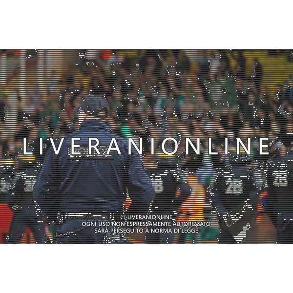 Supporters Saint Etienne / Police - 03.04.2015 - Monaco / Saint Etienne - 31e journee Ligue 1 Photo : Sebastien Nogier / Icon Sport AG ALDO LIVERANI SAS ONLY ITALY