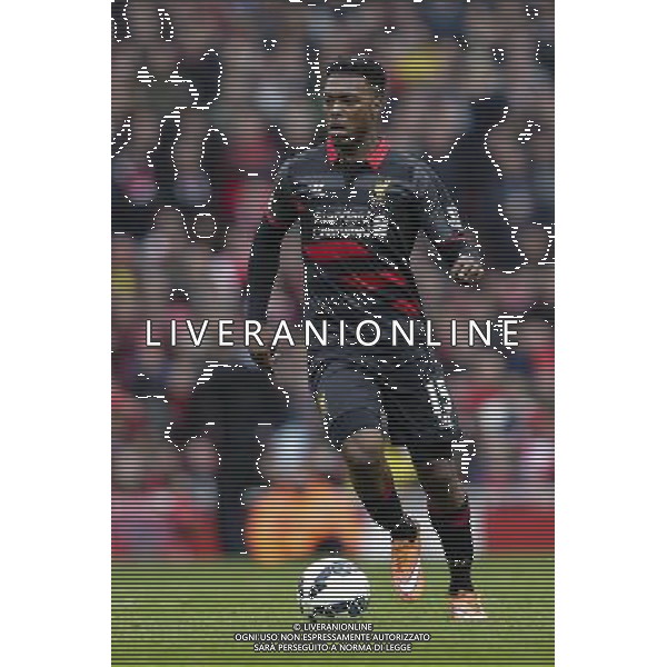 Liverpool\'s Daniel Sturridge in action during todays match Photographer Craig Mercer/CameraSport Football - Barclays Premiership - Arsenal v Liverpool - Saturday 4th April 2015 - The Emirates Stadium - London © CameraSport - 43 Linden Ave. Countesthorpe. Leicester. England. LE8 5PG - Tel: +44 (0) 116 277 4147 - admin@camerasport.com - www.camerasport.com AG ALDO LIVERANI SAS ONLY ITALY