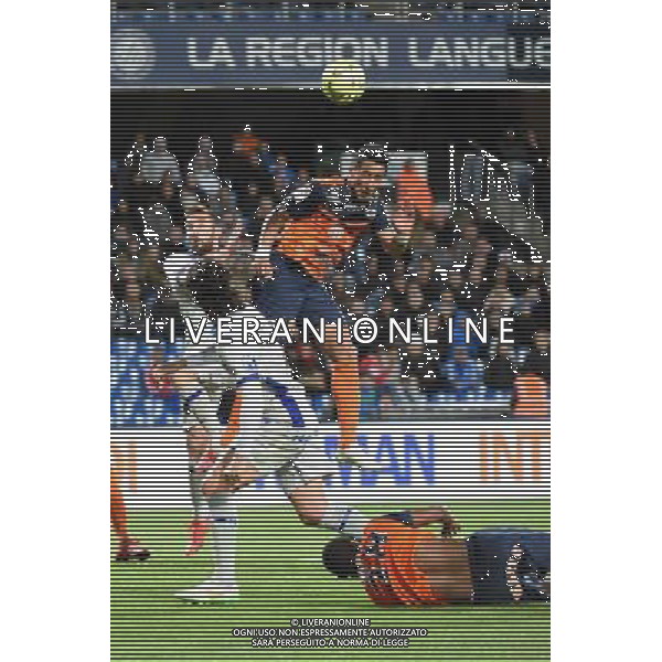 Lucas Barrios - 04.04.2015 - Montpellier / Bastia - 31eme journee de Ligue 1 Photo : Andre Delon / Icon Sport /Agenzia Aldo Liverani sas - ITALY ONLY - EDITORIAL USE ONLY