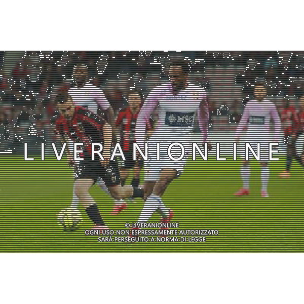 Kassim ABDALLAH / Alexys BOSETTI - 04.04.2015 - Nice / Evian Thonon - 31eme journee de Ligue 1 Photo : Serge Haouzi / Icon Sport /Agenzia Aldo Liverani sas - ITALY ONLY - EDITORIAL USE ONLY