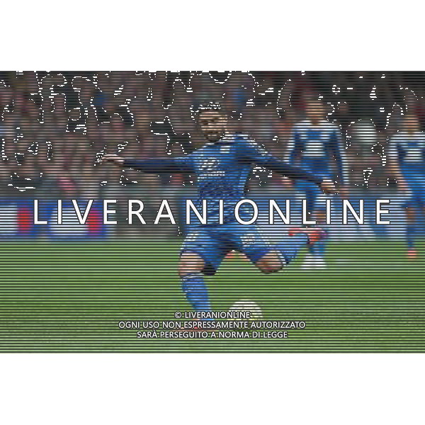 Nabil FEKIR - 04.04.2015 - Guingamp / Lyon - 31eme journee de Ligue 1 Photo : Vincent Michel / Icon Sport /Agenzia Aldo Liverani sas - ITALY ONLY - EDITORIAL USE ONLY