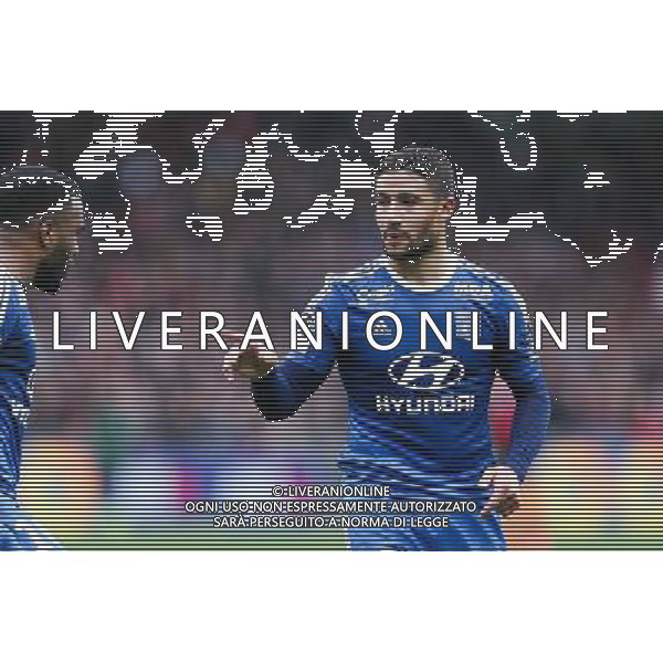 Joie Nabil FEKIR - 04.04.2015 - Guingamp / Lyon - 31eme journee de Ligue 1 Photo : Vincent Michel / Icon Sport /Agenzia Aldo Liverani sas - ITALY ONLY - EDITORIAL USE ONLY