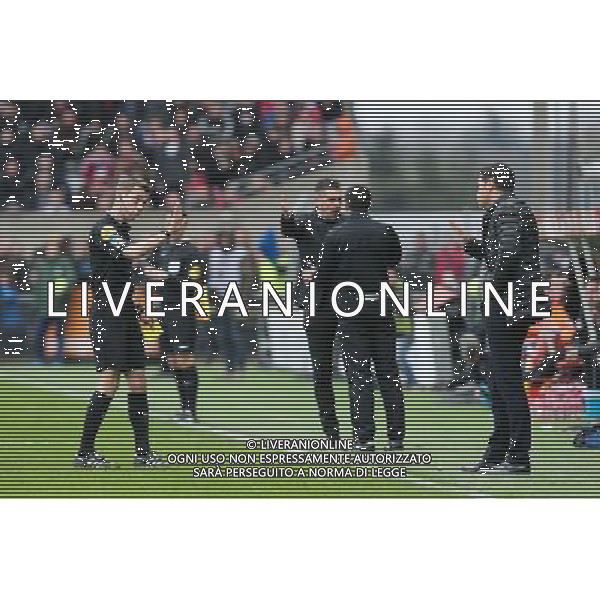 Clement TURPIN / Hubert FOURNIER - 04.04.2015 - Guingamp / Lyon - 31eme journee de Ligue 1 Photo : Vincent Michel / Icon Sport /Agenzia Aldo Liverani sas - ITALY ONLY - EDITORIAL USE ONLY