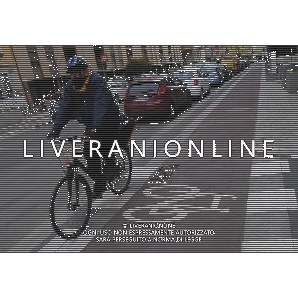 Milano Situazioni Milano - 03.04.2015 Nella Foto:Pista Ciclabile /Ph.Vitez-Ag. Aldo Liverani