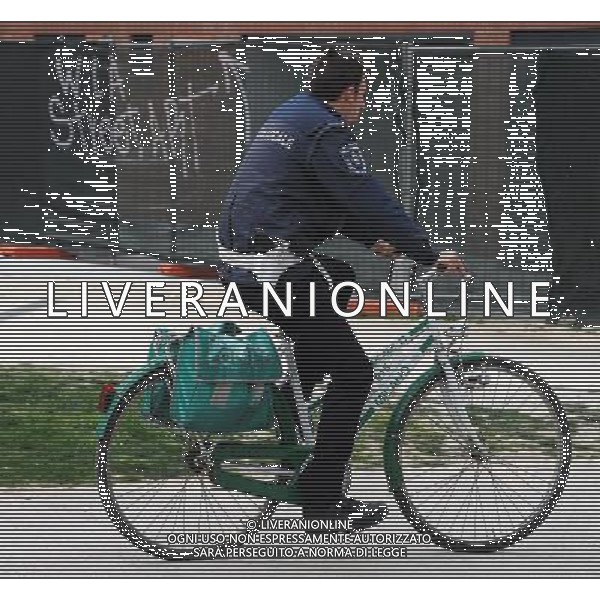 Milano Situazioni Milano - 03.04.2015 Nella Foto:Polizia Municipale di Milano in bicicletta /Ph.Vitez-Ag. Aldo Liverani