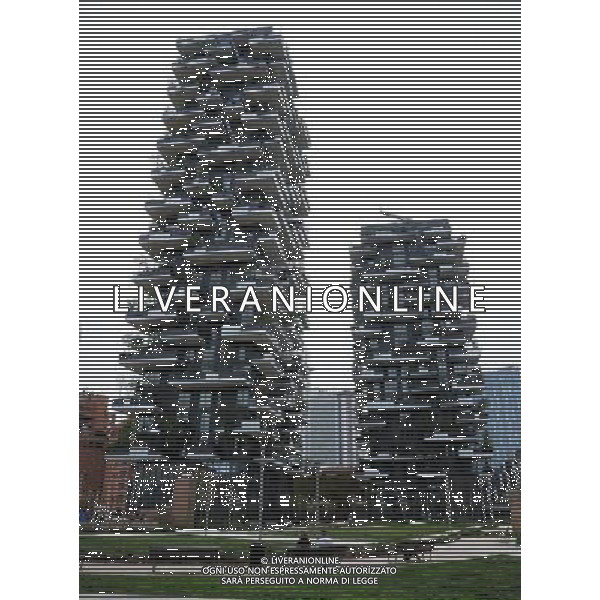 Milano Situazioni Milano - 03.04.2015 Nella Foto:Nuovi Palazzi zona Isola/Porta Garibaldi \'Verde Verticale\' /Ph.Vitez-Ag. Aldo Liverani