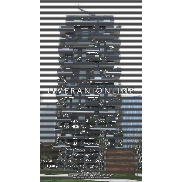 Milano Situazioni Milano - 03.04.2015 Nella Foto:Nuovi Palazzi zona Isola/Porta Garibaldi \'Verde Verticale\' /Ph.Vitez-Ag. Aldo Liverani