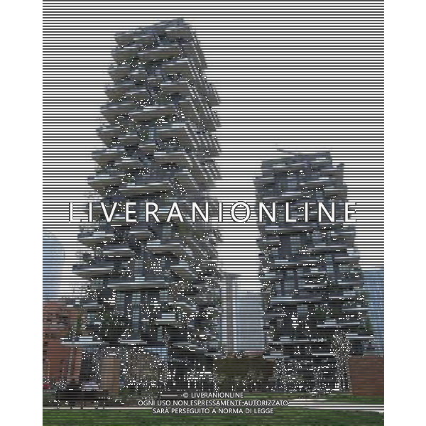 Milano Situazioni Milano - 03.04.2015 Nella Foto:Nuovi Palazzi zona Isola/Porta Garibaldi \'Verde Verticale\' /Ph.Vitez-Ag. Aldo Liverani