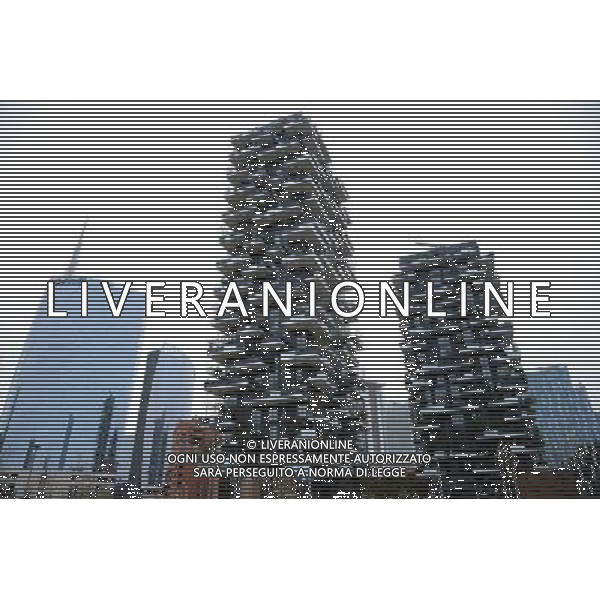 Milano Situazioni Milano - 03.04.2015 Nella Foto:Nuovi Palazzi zona Isola/Porta Garibaldi \'Verde Verticale\' /Ph.Vitez-Ag. Aldo Liverani