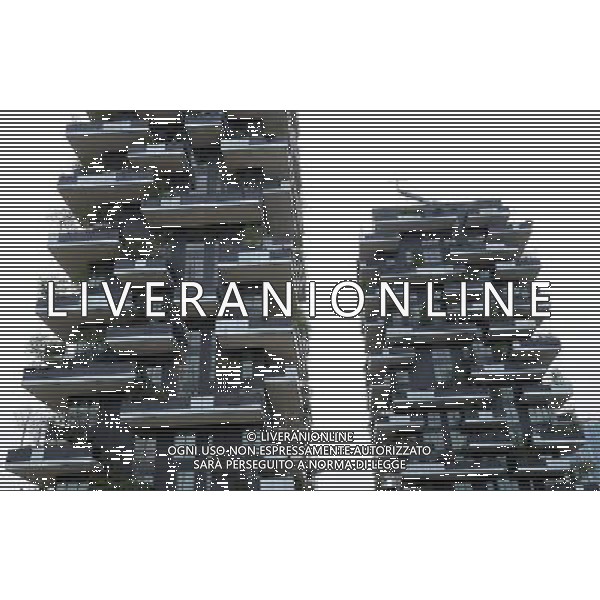 Milano Situazioni Milano - 03.04.2015 Nella Foto:Nuovi Palazzi zona Isola/Porta Garibaldi \'Verde Verticale\' /Ph.Vitez-Ag. Aldo Liverani