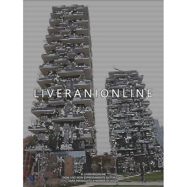 Milano Situazioni Milano - 03.04.2015 Nella Foto:Nuovi Palazzi zona Isola/Porta Garibaldi \'Verde Verticale\' /Ph.Vitez-Ag. Aldo Liverani