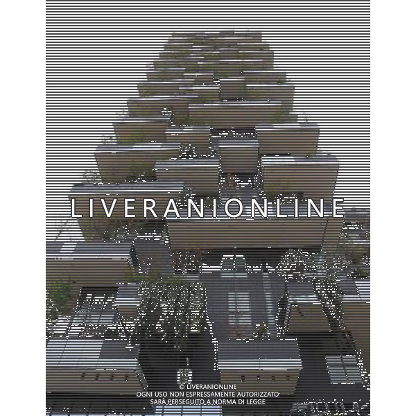 Milano Situazioni Milano - 03.04.2015 Nella Foto:Nuovi Palazzi zona Isola/Porta Garibaldi \'Verde Verticale\' /Ph.Vitez-Ag. Aldo Liverani